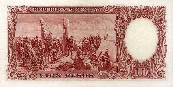  "Founding of Buenos Aires" (painting    by D. Juan de Garay)   for the same painting see SPAIN P-80