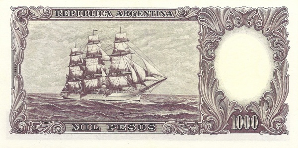  Sailing ship "Presidenter    Sarmiento"