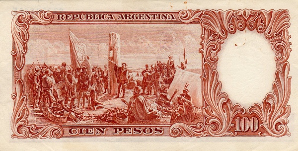  "Founding of Buenos Aires" (painting    by D. Juan de Garay)   for the same painting see SPAIN P-80