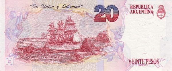  "Combate - La Vuelta de Obligado"    (painting)