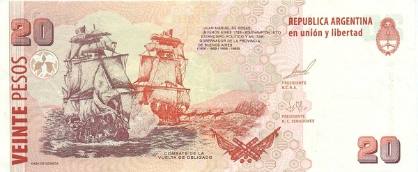  "Combate - La Vuelta de Obligado"    (painting)