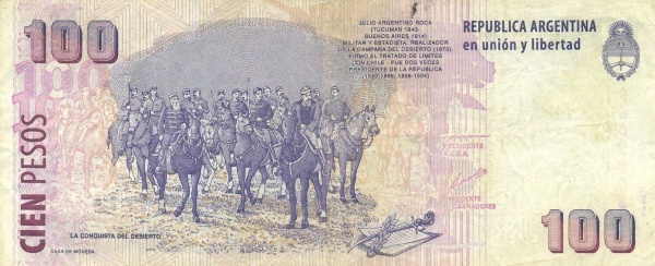  "La Conquista del Deserto"    (painting)