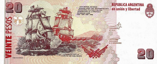  "Combate - La Vuelta de Obligado"    (painting)