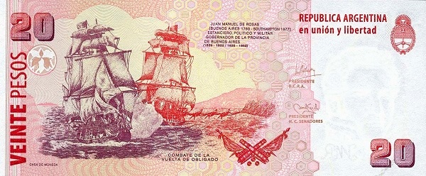  "Combate - La Vuelta de Obligado"    (painting)