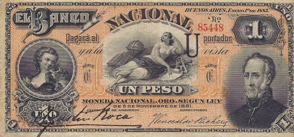 Female portrait,  allegorical woman ("Science"), General M. Rodriguez