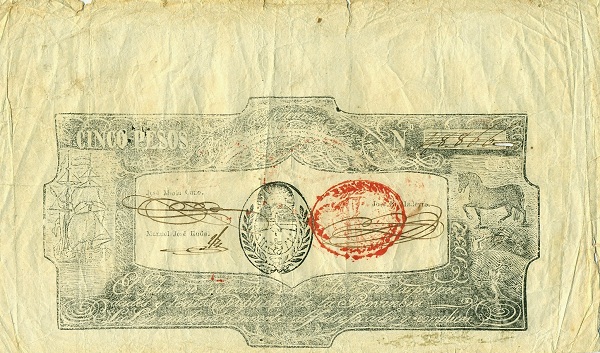 Sailing ship, arms,  horse