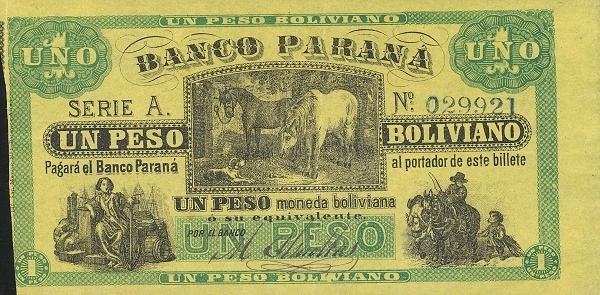  Allegorical woman,  horses, gauchos