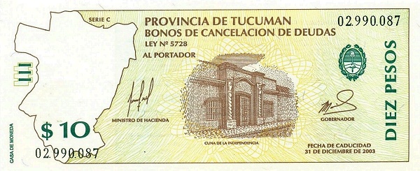  Outline of  Tucumán, Casa de la  Independencia (Museo Mitre)
