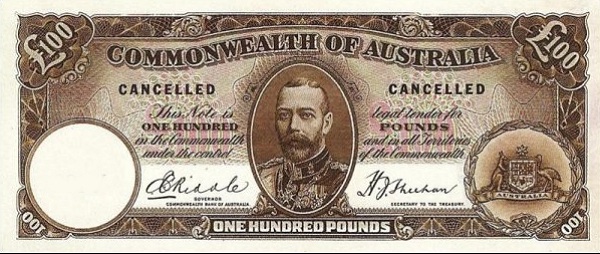 George V, arms