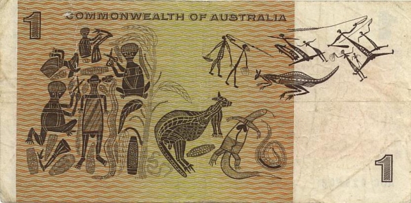 Aboriginal  paintings (Bark painting by Arnhem Land artist David Malangi)
