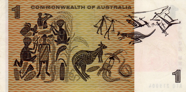  Aboriginal  paintings (Bark painting by Arnhem Land artist David Malangi)