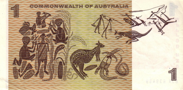  Aboriginal  paintings (Bark painting by Arnhem Land artist David Malangi)