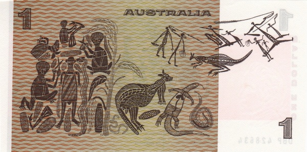  Aboriginal  paintings (Bark painting by Arnhem Land artist David Malangi)