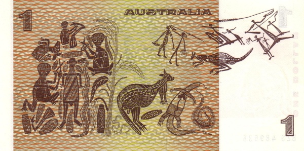  Aboriginal  paintings (Bark painting by Arnhem Land artist David Malangi)