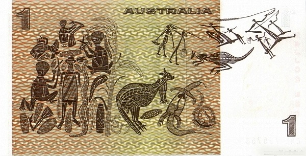  Aboriginal  paintings (Bark painting by Arnhem Land artist David Malangi)