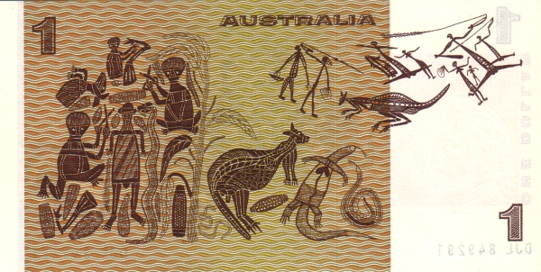  Aboriginal  paintings (Bark painting by Arnhem Land artist David Malangi)