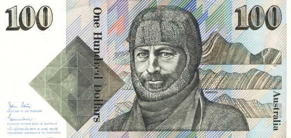  Sir Douglas Mawson,  mountains and coastline of the Antarctica