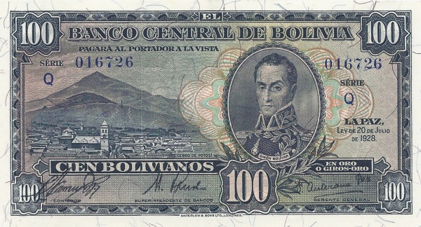  Simón Bolívar,  Potosí