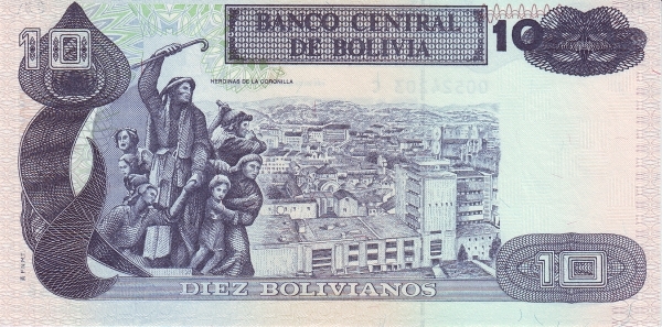  "Heroinas de la Coronilla" monument;    Cochabamba
