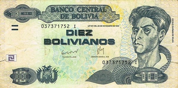 10 Bolivianos