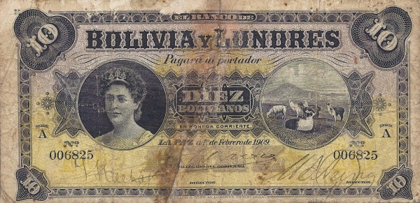 Señora Clotilde Urioste de Argandoña  (Princesa de la Glorieta Boliviana), llamas
