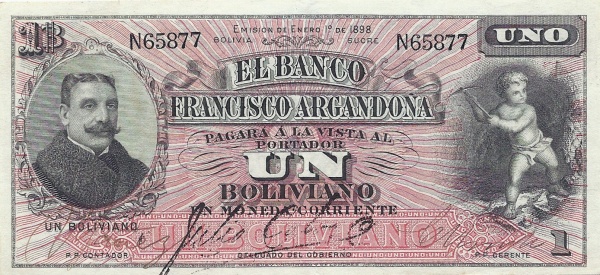 Francsico Argandoña, boy with pick