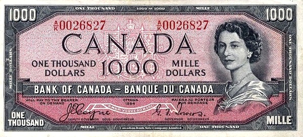 1.000 Dollars