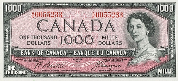 1.000 Dollars