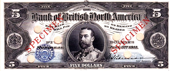 George V, arms