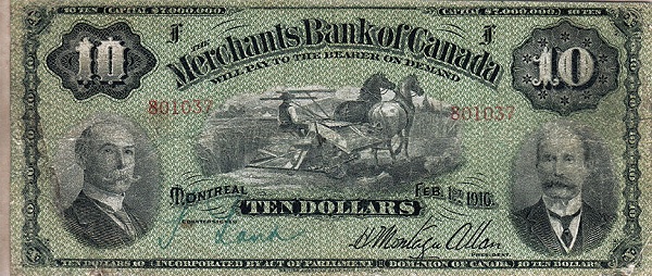 D. C. Macrow, farmer plowing with  horses, H. Montagu Allan