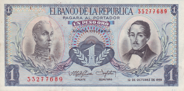  Simón Bolívar, General Francisco de Paula Santander