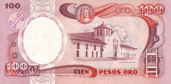  Villa de Leyva (Boyaca), old printing  press