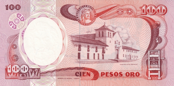  Villa de Leyva (Boyaca), old printing  press