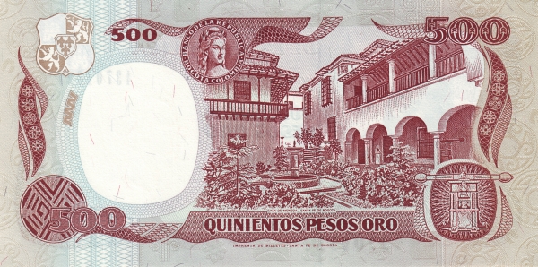  Casa de Moneda building (Bogotá),  old printing press