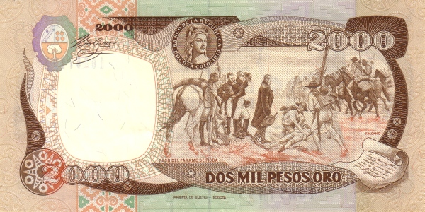 "Paso del Páramo de Pisba" (painting by  F. A. Cano)