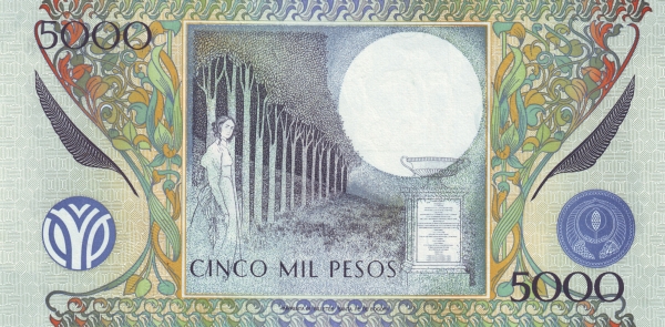  Trees, woman, monument