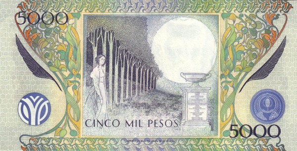  Trees, woman, monument