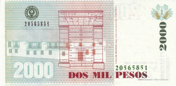  Casa de Moneda building (Collection of  Banco de la República)