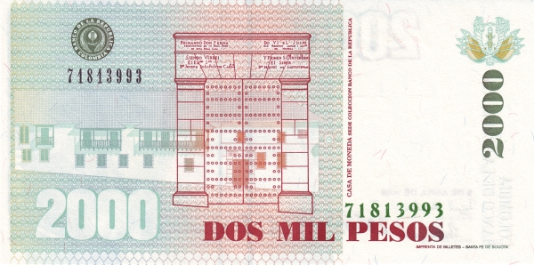  Casa de Moneda building (Collection of  Banco de la República)