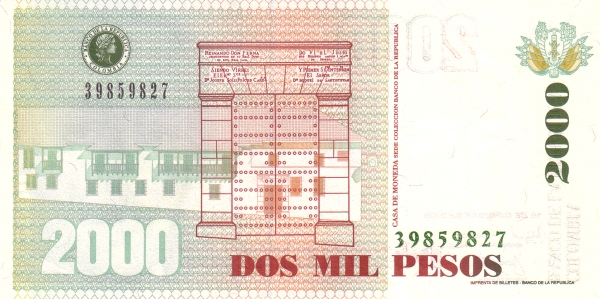  Casa de Moneda building (Collection of  Banco de la República)