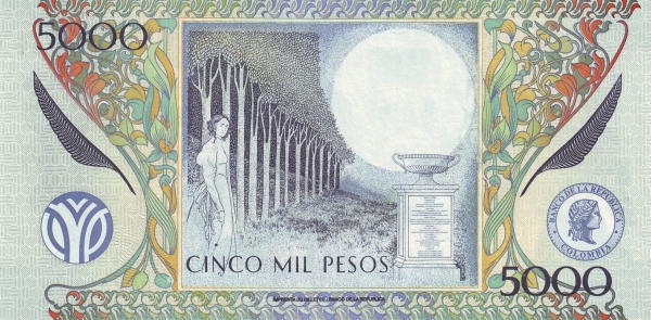  Trees, woman, monument