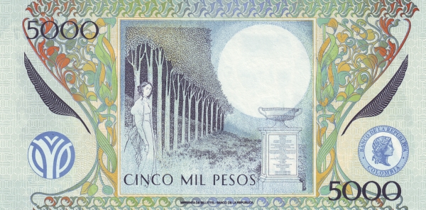  Trees, woman, monument