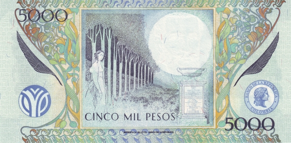  Trees, woman, monument