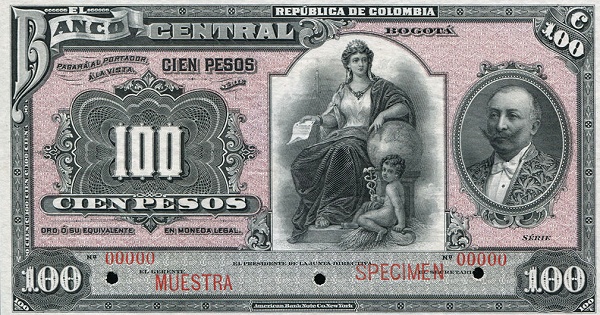 Allegorical women with globe and child  ("Civilization"), General R. Reyes