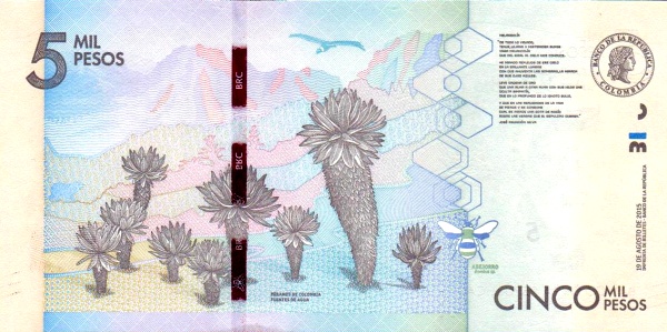 Páramos de Colombia ecosystem (source of water), poem of