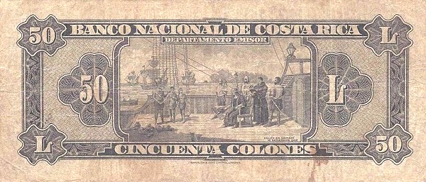 Christopher Columbus at Cariari  (today Puerto Limón, 18.09.1502)