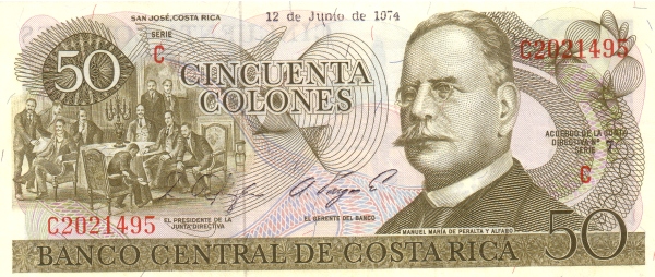  Manuel María de Peralta y Alfaro;  political meeting