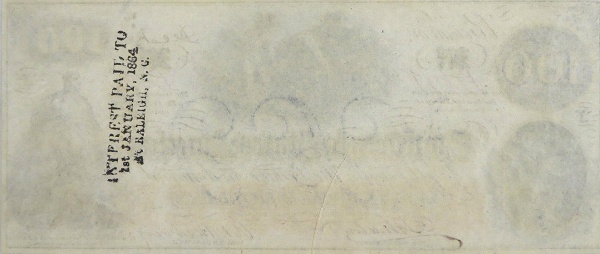  "Interest" Paid markings