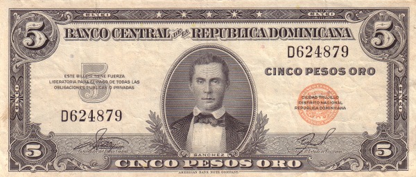 5 Pesos Oro