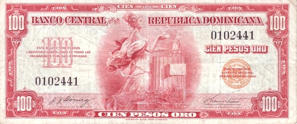 100 Pesos Oro